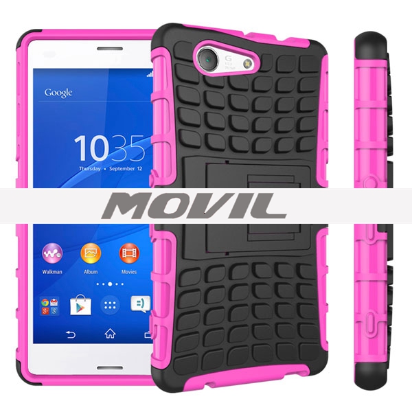 NP-1905 2 en 1 funda para  Sony Z3mini con soporte-4